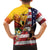 Personalised United States And Papua New Guinea Family Matching Puletasi and Hawaiian Shirt USA Eagle With PNG Bird Of Paradise