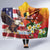 Personalised United States And Papua New Guinea Hooded Blanket USA Eagle With PNG Bird Of Paradise