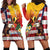 Personalised United States And Papua New Guinea Hoodie Dress USA Eagle With PNG Bird Of Paradise