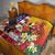 Personalised United States And Papua New Guinea Quilt USA Eagle With PNG Bird Of Paradise