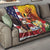 Personalised United States And Papua New Guinea Quilt USA Eagle With PNG Bird Of Paradise