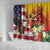 Personalised United States And Papua New Guinea Shower Curtain USA Eagle With PNG Bird Of Paradise