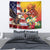 Personalised United States And Papua New Guinea Tapestry USA Eagle With PNG Bird Of Paradise