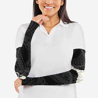 Black Polynesia Tribal Octopus Tattoo Arm Sleeves Pikake Lei Polynesian Pattern LT14 - Polynesian Pride