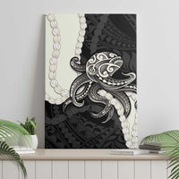 Black Polynesia Tribal Octopus Tattoo Canvas Wall Art Pikake Lei Polynesian Pattern LT14 - Polynesian Pride