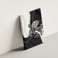 Black Polynesia Tribal Octopus Tattoo Canvas Wall Art Pikake Lei Polynesian Pattern LT14 - Polynesian Pride