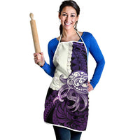 Purple Galaxy Polynesia Tribal Octopus Tattoo Apron Pikake Lei Polynesian Pattern LT14 - Polynesian Pride