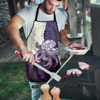 Purple Galaxy Polynesia Tribal Octopus Tattoo Apron Pikake Lei Polynesian Pattern LT14 - Polynesian Pride