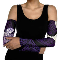 Purple Galaxy Polynesia Tribal Octopus Tattoo Arm Sleeves Pikake Lei Polynesian Pattern LT14 - Polynesian Pride