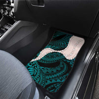Teal Galaxy Polynesia Tribal Octopus Tattoo Car Mats Pikake Lei Polynesian Pattern LT14 - Polynesian Pride