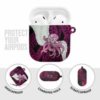 Pink Galaxy Polynesia Tribal Octopus Tattoo AirPods Case Pikake Lei Polynesian Pattern LT14 - Polynesian Pride