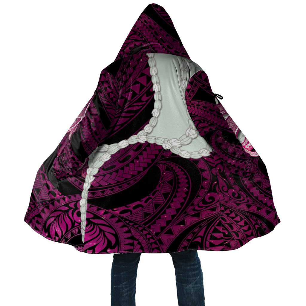 Pink Galaxy Polynesia Tribal Octopus Tattoo Cloak Pikake Lei Polynesian Pattern LT14 Unisex Pink - Polynesian Pride