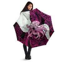 Pink Galaxy Polynesia Tribal Octopus Tattoo Umbrella Pikake Lei Polynesian Pattern LT14 - Polynesian Pride