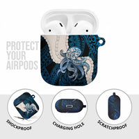 Blue Galaxy Polynesia Tribal Octopus Tattoo AirPods Case Pikake Lei Polynesian Pattern LT14 - Polynesian Pride