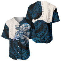 Blue Galaxy Polynesia Tribal Octopus Tattoo Baseball Jersey Pikake Lei Polynesian Pattern LT14 - Polynesian Pride