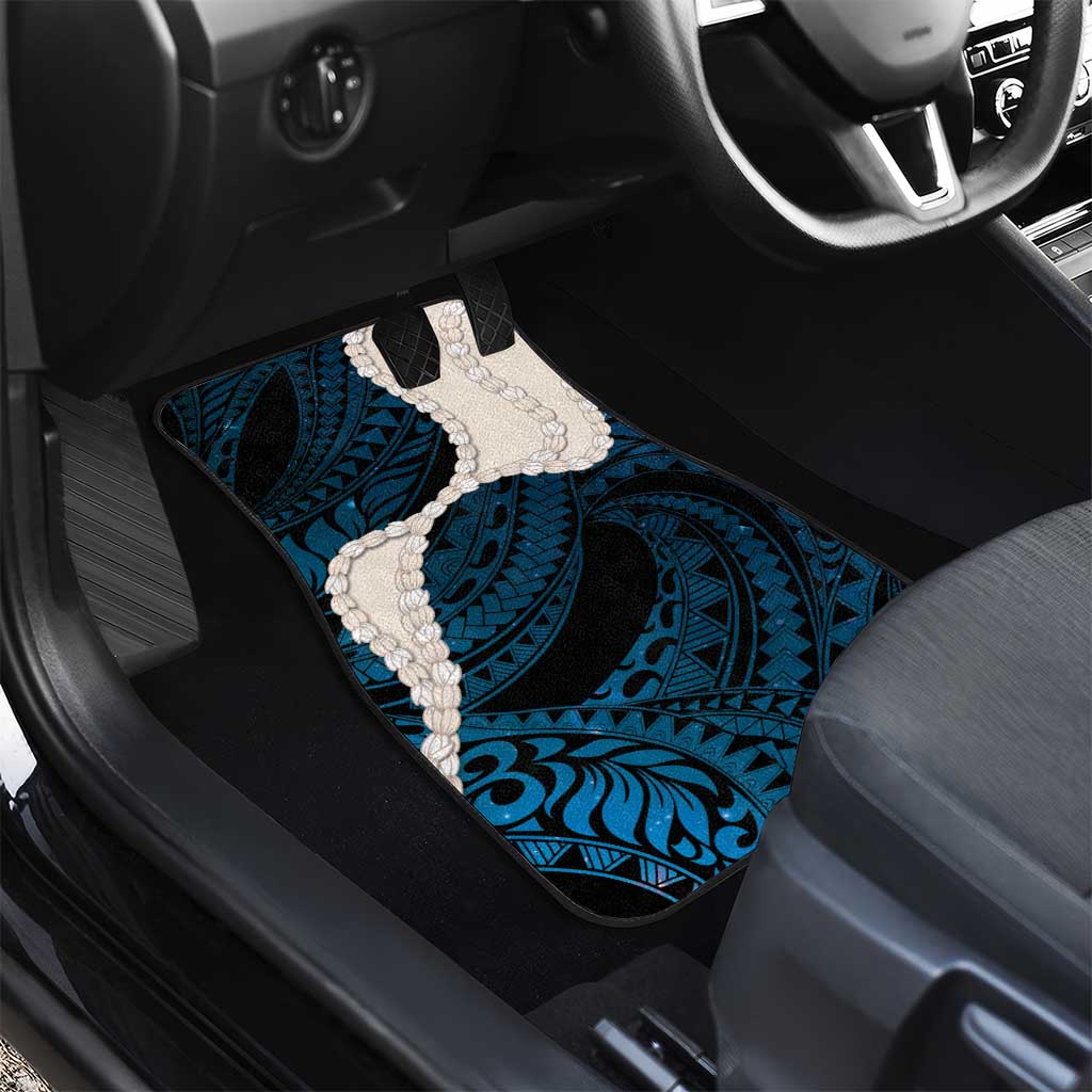 Blue Galaxy Polynesia Tribal Octopus Tattoo Car Mats Pikake Lei Polynesian Pattern LT14 - Polynesian Pride