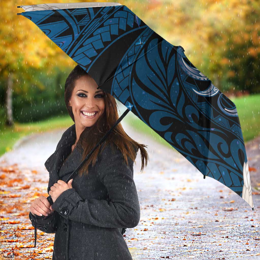 Blue Galaxy Polynesia Tribal Octopus Tattoo Umbrella Pikake Lei Polynesian Pattern LT14 - Polynesian Pride