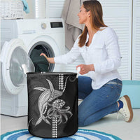 Kanaloa Aloha Hawaii Laundry Basket Humpback Whale Octopus Tattoo Kakau Pattern LT14 - Polynesian Pride