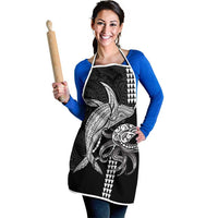 Kanaloa Aloha Hawaii Apron Humpback Whale Octopus Tattoo Kakau Pattern LT14 - Polynesian Pride
