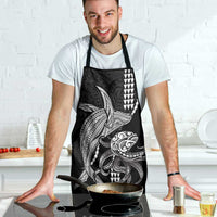 Kanaloa Aloha Hawaii Apron Humpback Whale Octopus Tattoo Kakau Pattern LT14 - Polynesian Pride