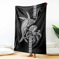 Kanaloa Aloha Hawaii Blanket Humpback Whale Octopus Tattoo Kakau Pattern LT14 - Polynesian Pride
