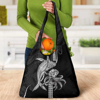Kanaloa Aloha Hawaii Grocery Bag Humpback Whale Octopus Tattoo Kakau Pattern LT14 - Polynesian Pride