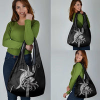 Kanaloa Aloha Hawaii Grocery Bag Humpback Whale Octopus Tattoo Kakau Pattern LT14 - Polynesian Pride