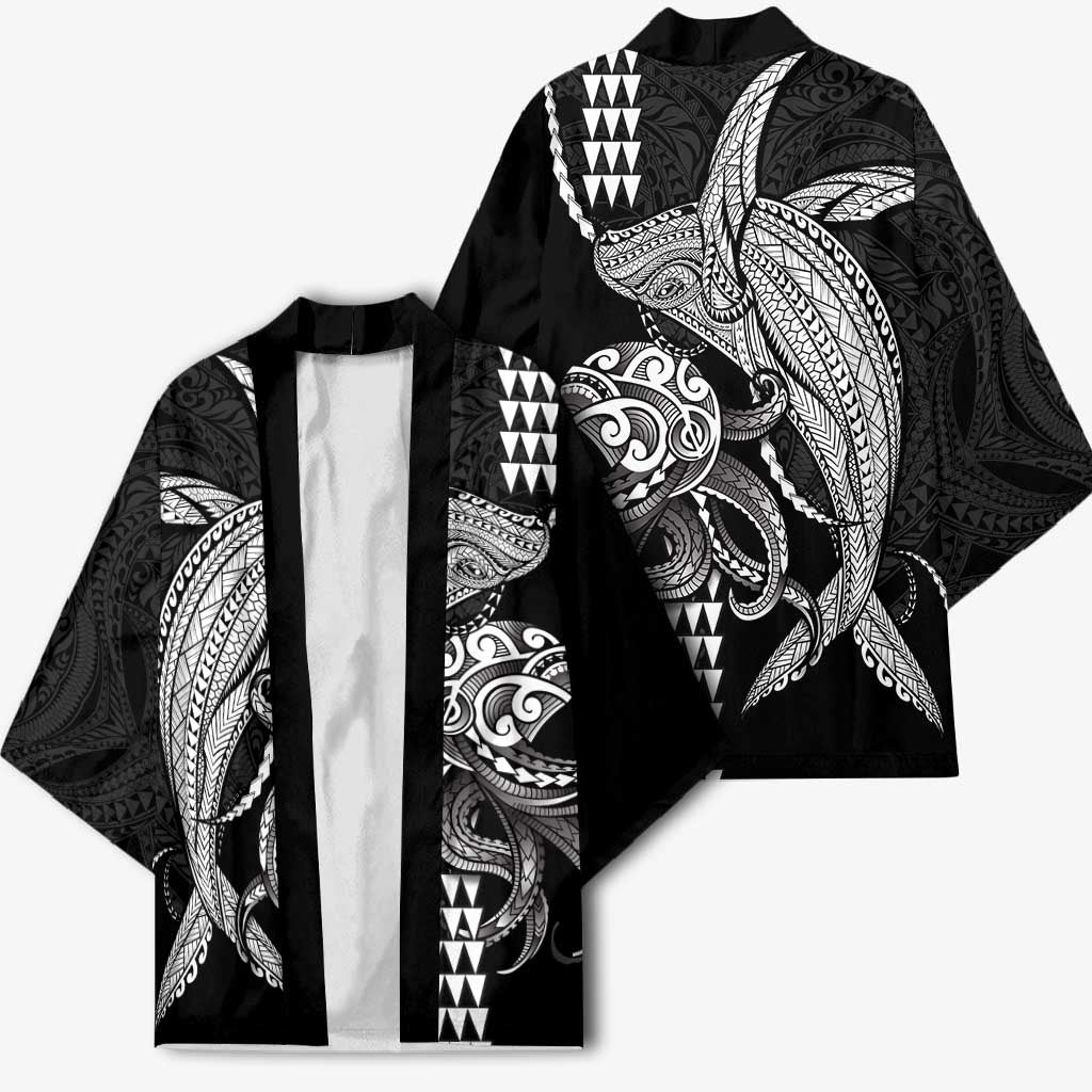 Kanaloa Aloha Hawaii Kimono Humpback Whale Octopus Tattoo Kakau Pattern LT14 - Polynesian Pride