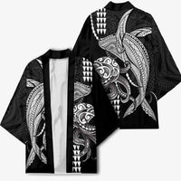 Kanaloa Aloha Hawaii Kimono Humpback Whale Octopus Tattoo Kakau Pattern LT14 - Polynesian Pride