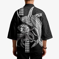 Kanaloa Aloha Hawaii Kimono Humpback Whale Octopus Tattoo Kakau Pattern LT14 - Polynesian Pride