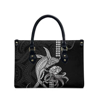 Kanaloa Aloha Hawaii Leather Bag Humpback Whale Octopus Tattoo Kakau Pattern LT14 - Polynesian Pride