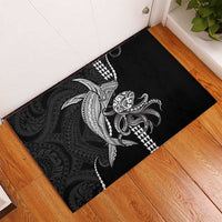 Kanaloa Aloha Hawaii Rubber Doormat Humpback Whale Octopus Tattoo Kakau Pattern LT14 - Polynesian Pride