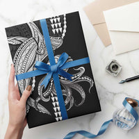 Kanaloa Aloha Hawaii Wrapping Paper Humpback Whale Octopus Tattoo Kakau Pattern LT14 - Polynesian Pride