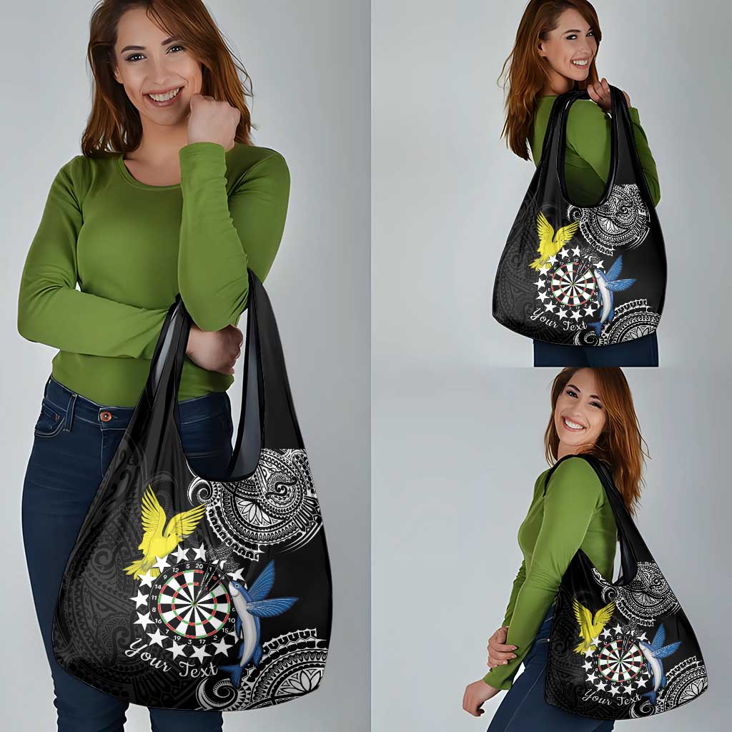 Cook Islands Darts Grocery Bag Kuki Airani Tribal Pattern LT14 - Polynesian Pride