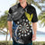 Personalised Cook Islands Darts Hawaiian Shirt Kuki Airani Tribal Pattern