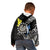 Personalised Cook Islands Darts Kid Hoodie Kuki Airani Tribal Pattern