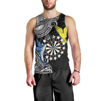 Personalised Cook Islands Darts Men Tank Top Kuki Airani Tribal Pattern LT14 - Polynesian Pride