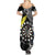 Personalised Cook Islands Darts Summer Maxi Dress Kuki Airani Tribal Pattern