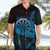 Aloha Hawaii Darts Hawaiian Shirt Dart Board With Polynesian Shark - Blue