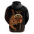 Aloha Hawaii Darts Hoodie Dart Board With Polynesian Shark - Gold