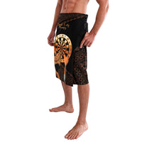 Aloha Hawaii Darts Lavalava Dart Board With Polynesian Shark - Gold LT14 - Polynesian Pride