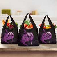Aloha Hawaii Darts Grocery Bag Dart Board With Polynesian Shark - Purple LT14 3-pack One Size Purple - Polynesian Pride