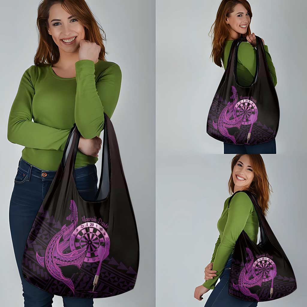 Aloha Hawaii Darts Grocery Bag Dart Board With Polynesian Shark - Purple LT14 - Polynesian Pride