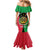 Personalised Vanuatu Darts Mermaid Dress Happiness Is A Tight Threesome Sand Drawing Art