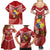 Tonga Darts Family Matching Summer Maxi Dress and Hawaiian Shirt Tongan Ngatu Pattern