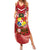 Tonga Darts Family Matching Summer Maxi Dress and Hawaiian Shirt Tongan Ngatu Pattern