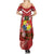 Tonga Darts Family Matching Summer Maxi Dress and Hawaiian Shirt Tongan Ngatu Pattern