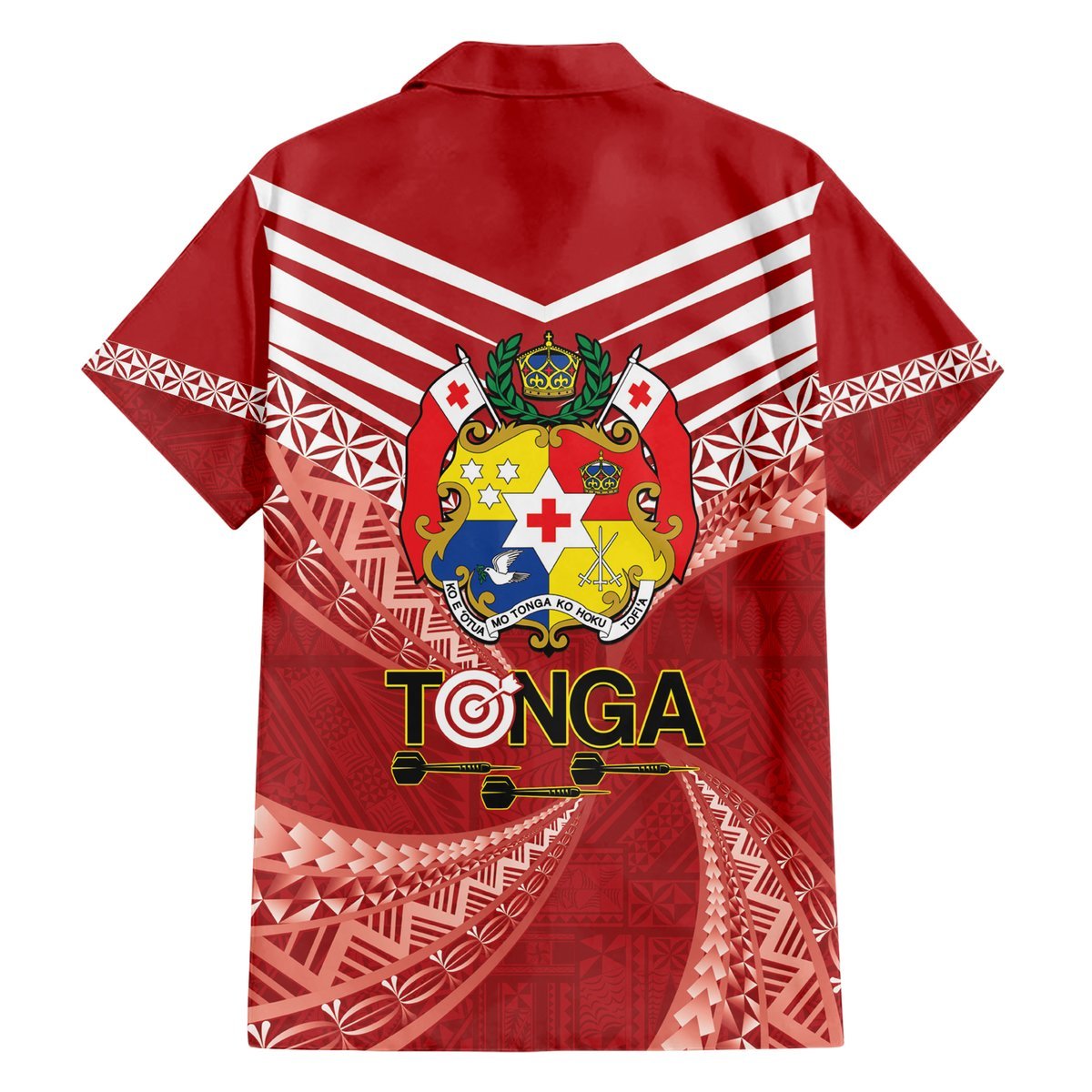 Tonga Darts Hawaiian Shirt Tongan Ngatu Pattern LT14 - Polynesian Pride