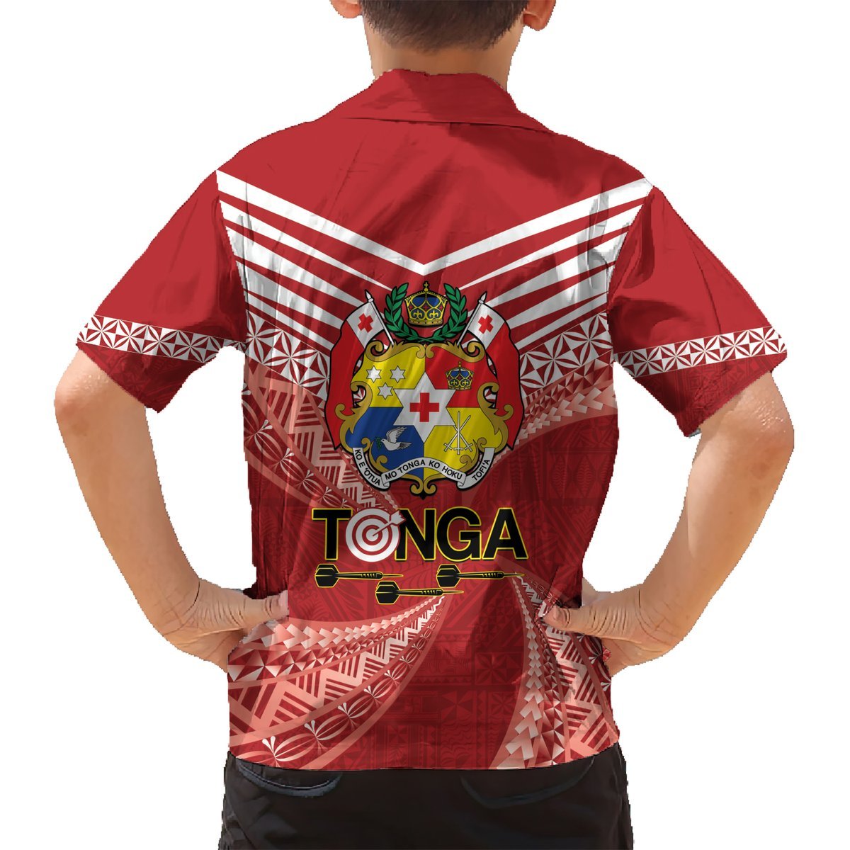 Tonga Darts Hawaiian Shirt Tongan Ngatu Pattern LT14 - Polynesian Pride