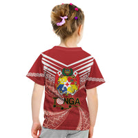 Tonga Darts Kid T Shirt Tongan Ngatu Pattern LT14 - Polynesian Pride